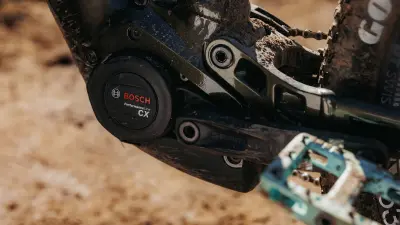 Image of the powerful Bosch Performance Line CX motor for e-bikes.